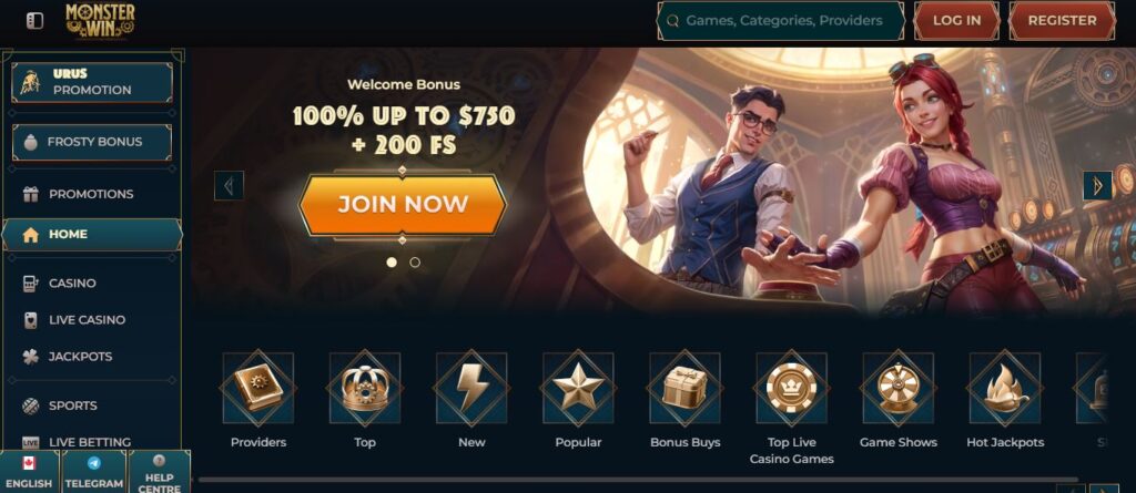 Explora la Diversión y Adrenalina en MonsterWin Casino España